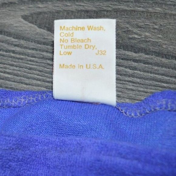 MCM 1960s Jantzen Made in the USA Purple Swimsuit Coverup Terry Cloth Pockets - Picture 3 of 8